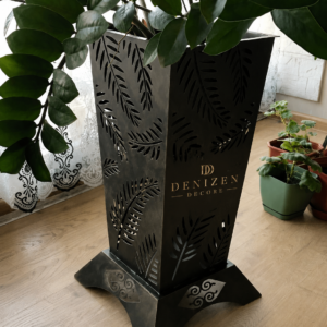 Denizen LeafCraft Metal Planter