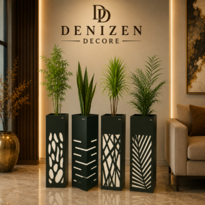 Denizen Noir Cutwork Planter Collection