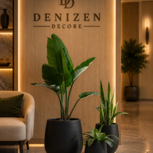 Denizen Noir Terra Planter Collection