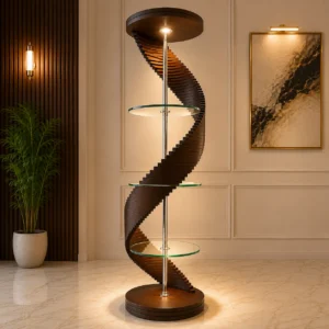 Denizen Helix Luxe Glass Display Shelf