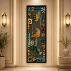 Denizen Peacock Heritage Wall Panel