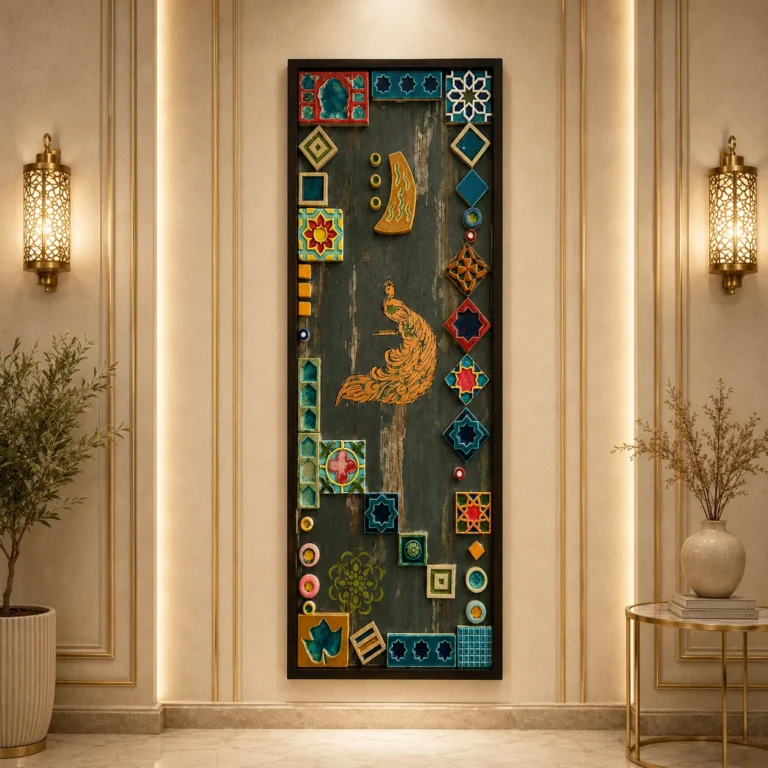 Denizen Peacock Heritage Wall Panel