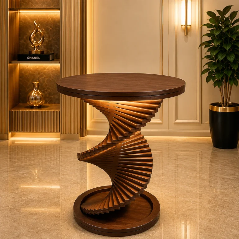Denizen Helix Luxe Round Side Table