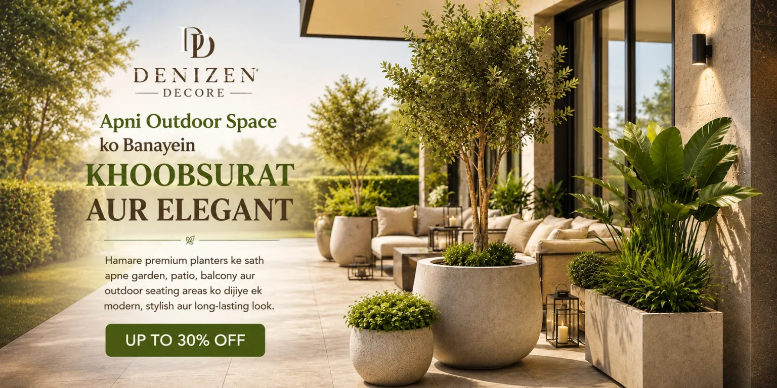 Premium decorative planters for luxury home and garden decor in Pakistan